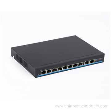 8 Port 1000Mbps ethernet switch powered by poe